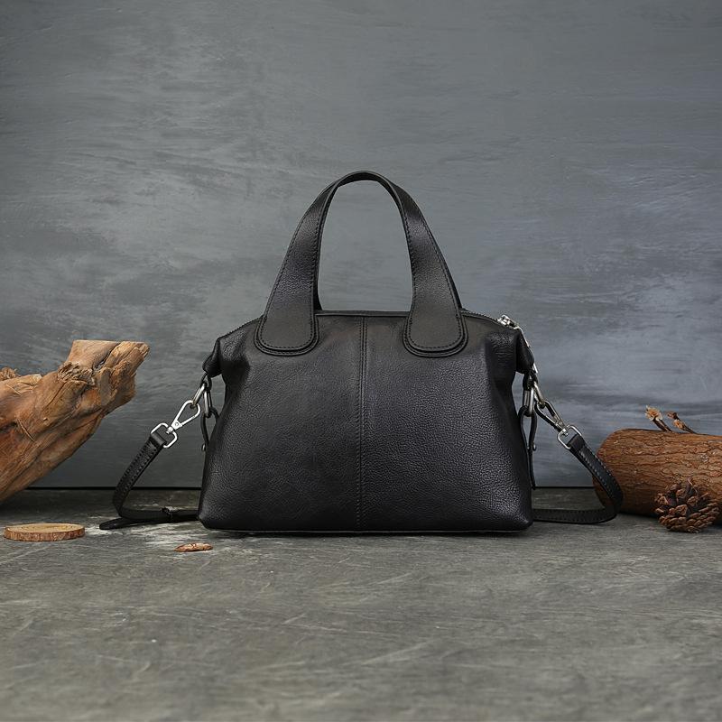Large Capacity Handbag Genuine Leather Crossbody Bag Girls' Bag