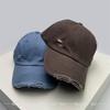 And Women Broken Style Solid Color Vintage Baseball Caps Sun Protection Street Style All-Match Minimalist Peaked Hats Personalized Fashion Casual