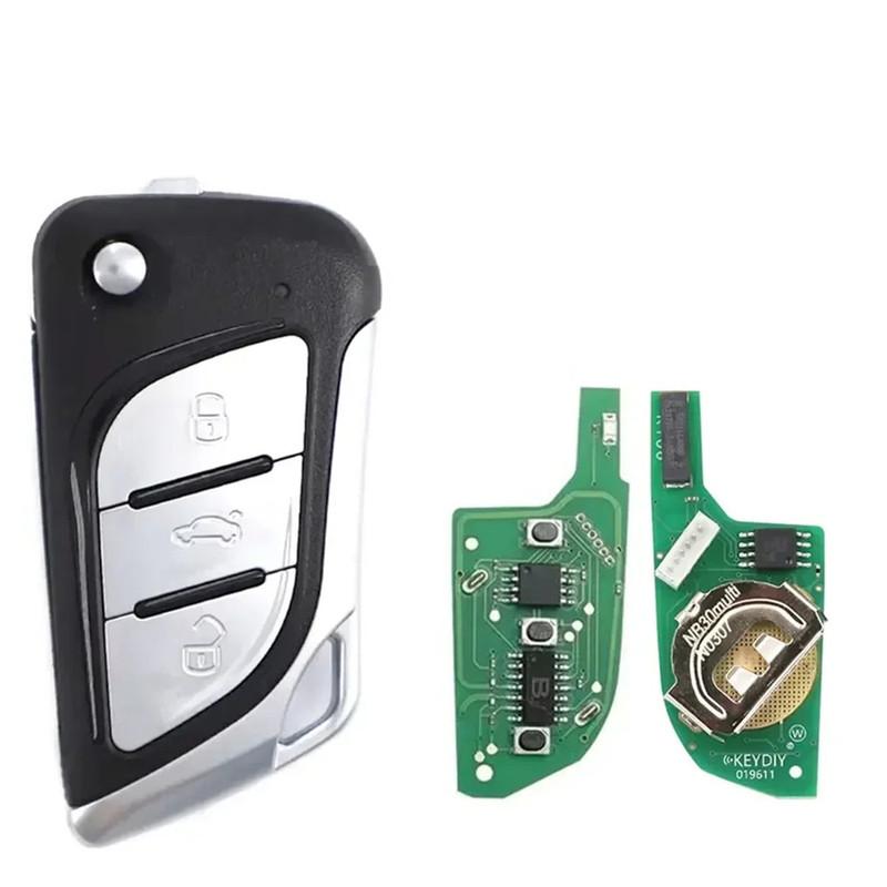 KEYDIY NB30 Metal 3 Button KD Remote Smart Car Key NB-Series Universal Multi-functional for KD900+ URG200 KD-X2 Tools 5Pcs/Lot
