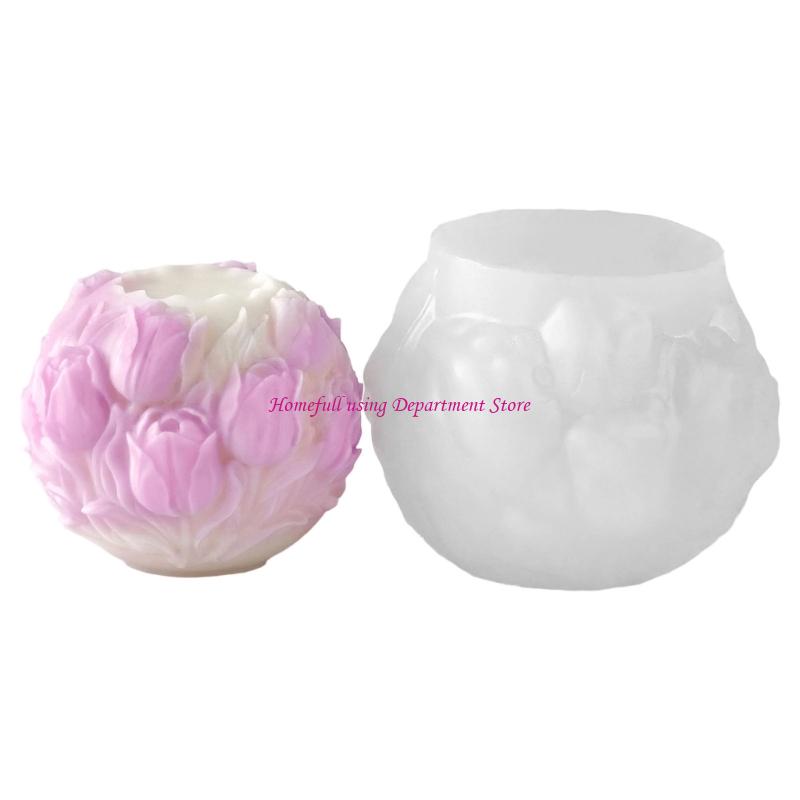 Sphere Flower Silicone Mold Silicone Molds Easy Demold Heat Resistant