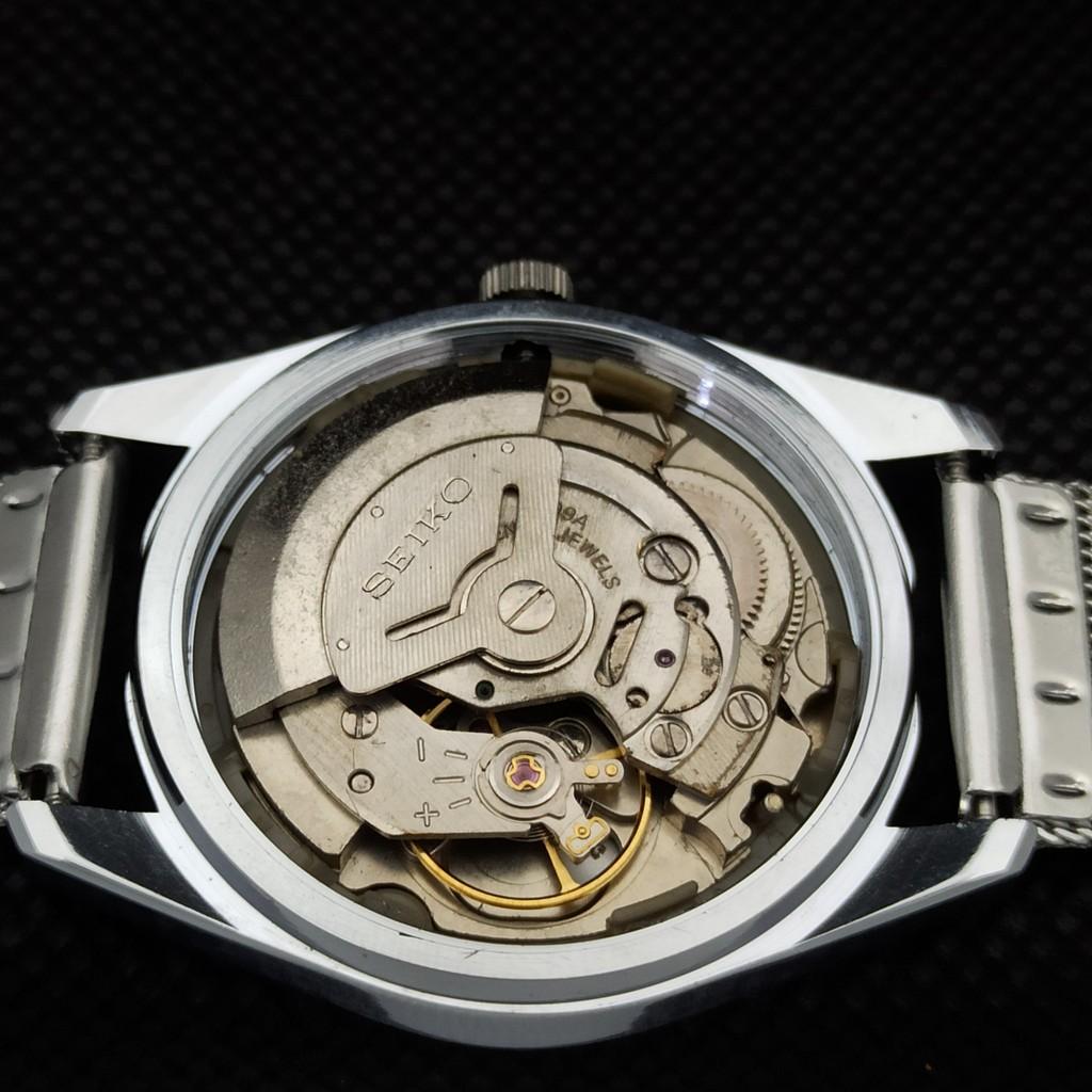 REFURBISHED VINTAGE SEIKO 5 AUTOMATIC JAPAN MENS D/D WHITE WATCH 528-a277005-7 Seikoa277005