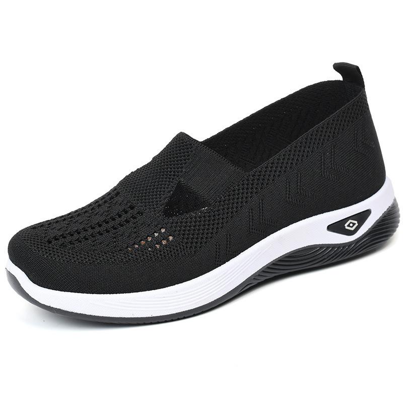 

Women s shoes soft sole not tired feet summer shoes casual shoes one pedal mother shoes mesh breathable walking shoes 43