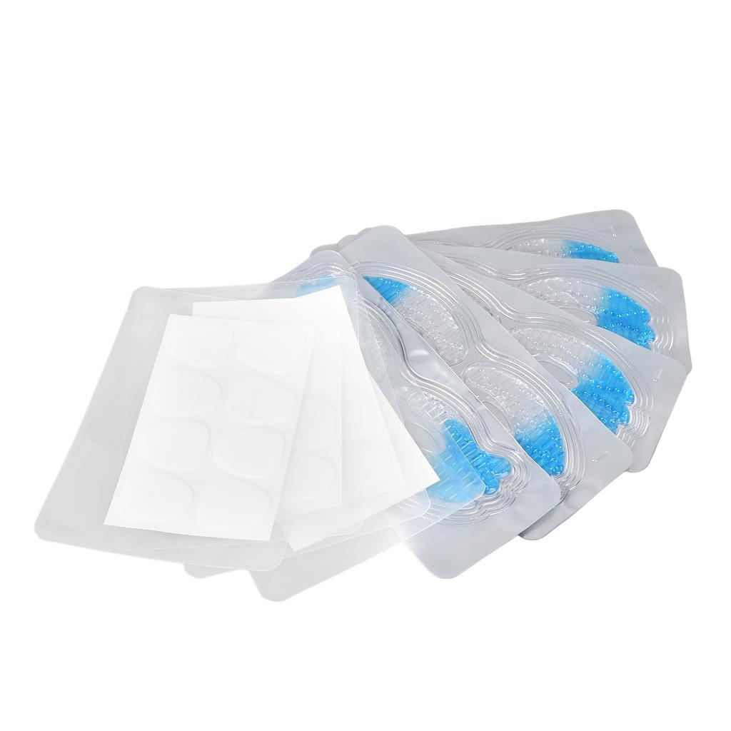 5pcs 2 Color Eye Pads 5pcs Water Drop Forehead Wrinkle Smoothers for Fine Lines Puffy Eyes Dark Circles
