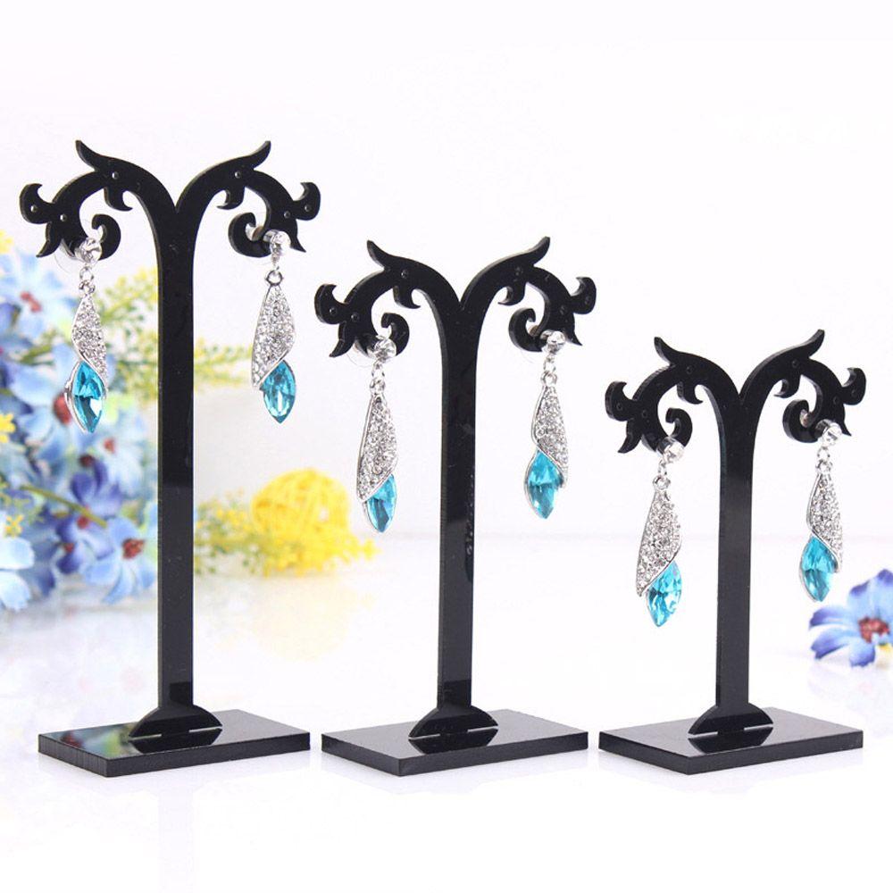 Hot Acrylic Gift Display Stands Detachable Earrings Holder Different Height