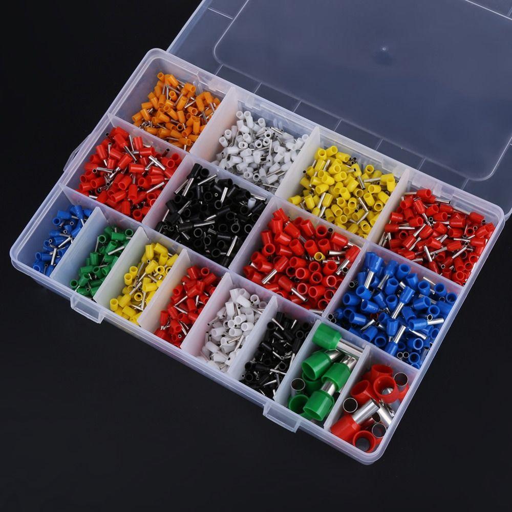 2120PCS Copper Wire Insulated End Terminal Wire Ferrules Terminals Kit  Motorcycle