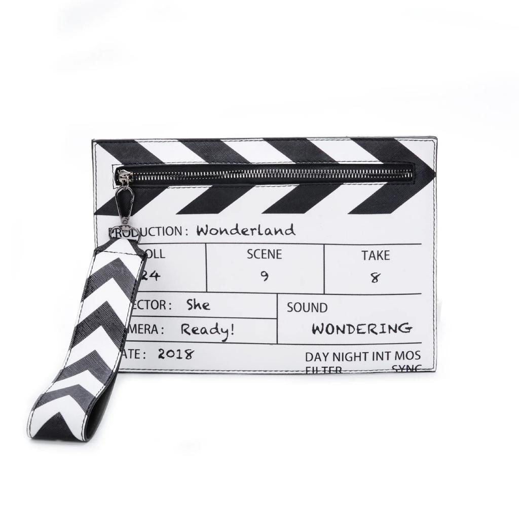 Funny Movie Prop Design Women Shouler Bags Designer Letters Clutch Bag Cute Pu Leather Crossbody Messenger Bag Lady Small Purses