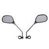 Black Rear View Mirror 1 Pair Bicycle Mobility Scooter Bike High Quality