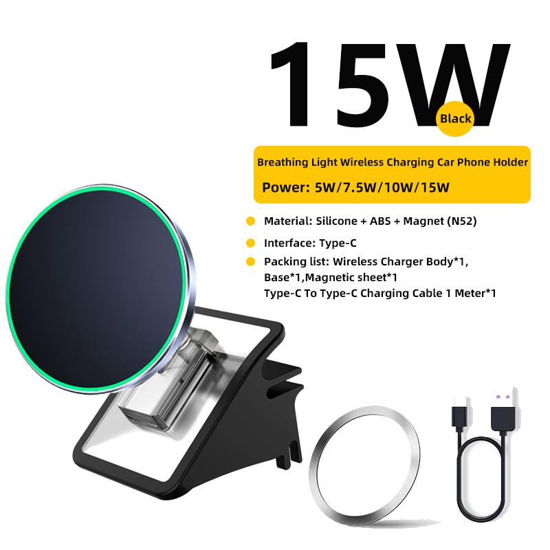 TEEQ Car Phone Holder for Tesla Model Y Juniper Model3 Highland Magnetic Charger Stand Adjustable Extend Mount