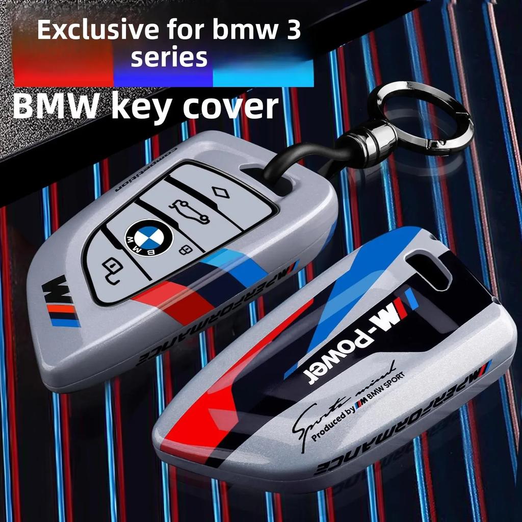ABS Car Remote Key Case Cover Shell Fob For BMW X1 X3 X4 X5 X6 F15 F16 G30 3 5 7 Series G11 F48 Accessories Keychain