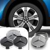 4Pcs 60mm/63mm/68mm/75mm For Mercedes Benz Original Hubcaps Car Wheel Center Covers Decoration Auto Hub Caps Emblem Replacement