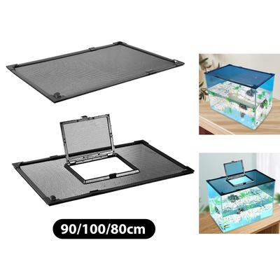 Fish Tank Lid Aquarium Screen Top Cover Replacement Aquarium Cover Lid DIY Mesh Screen Netting Aquarium Hood Fish Tank Cover