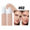8 Shade Liquid Foundation with Long Lasting Oil Control Concealing Hydrating Lightweight Fine Texture and Non Cakey 1PCS