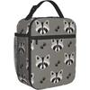 Raccoon Lunch Box Insulated Soft Bag Reusable Cooler Bag for Women Men Work Picnic Hiking Lunch Bag One Size Tote with Lunch Bag