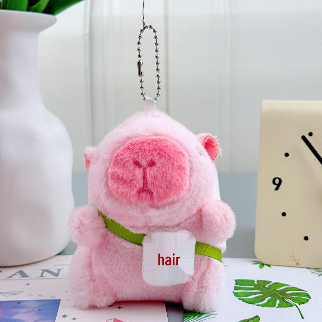 Pingente Capivara Chaveiro de Pelúcia - Presente de Aniversário Boneca de Pano
