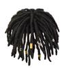 Păr Împletit Croșetat Negru Hip Hop Bărbați Fibre Păr African Păr Scurt Împletit Murdar Set Perucă Bărbați