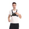 Reflektierende Outdoor-Sportweste mit Handy- und Wasserflaschen-Brusttasche zum Laufen, Radfahren und Bergsteigen