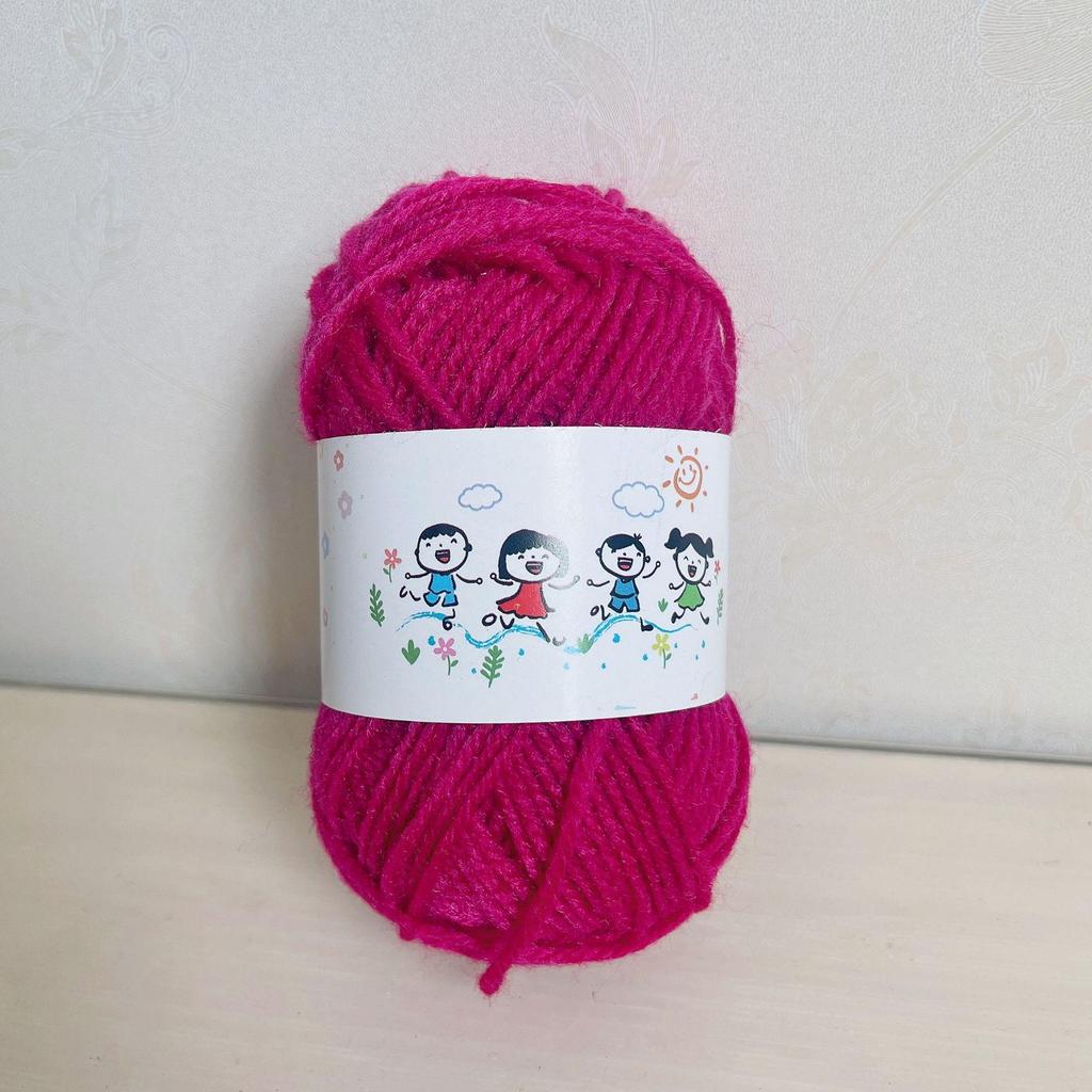12-Color Children's DIY Yarn Balls for Kindergarten Weaving and Crafts