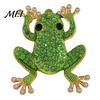 Unique Alloy Jewelry Frog for Women, Rhinestone Stud Earrings, Sparkly Cute Vintage Reptile Animal Brooch Pin, Boho Summer Beach Vacation Statement