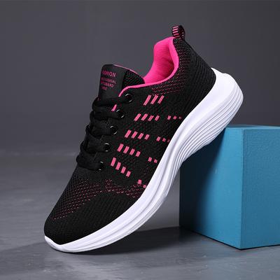 Quanzhou Sports Shoes Women's Shoes Mesh Breathable Casual Travel Shoes Women's Soft Soles Versatile Military Training Students Running Shoes