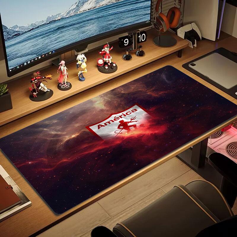 Arsenal F Großes Mauspad Große Gaming-Tischunterlage Rutschfest für Laptop Tablet Großes Mauspad XXL Matte Mini-PC-Spielmatte Mit verriegeltem Rand