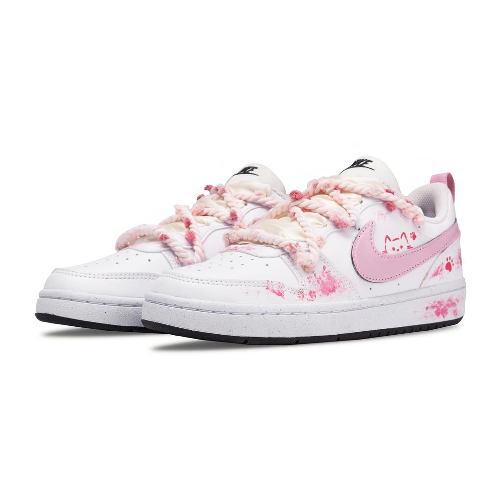 Nike Air Force 1 Odporne na ścieranie Niskie Buty do skateboardingu dla dzieci Dziecięce DV5456-104(Zespół329-)