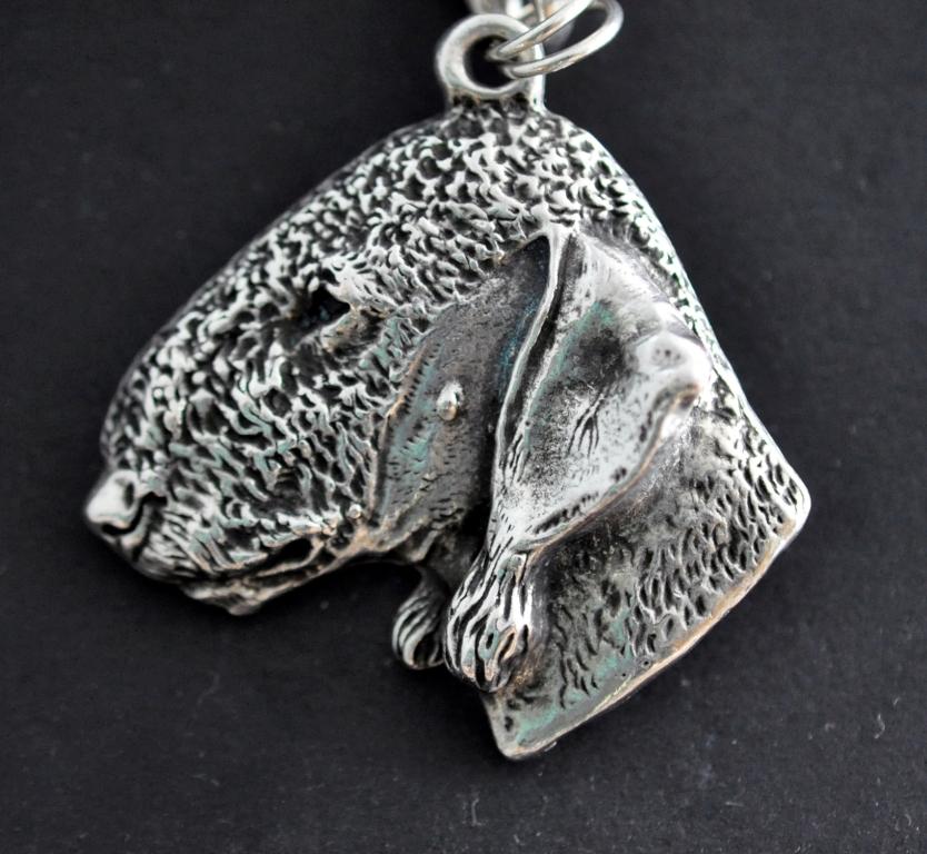Bedlington Terrier, Rothbury Terrier, Rodbery Terrier – Dog necklace, unique jewellery for the dog fan | Art-Dog