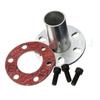 20mm inlet 280mm Universal Motorcycle  Exhaust Muffler Pipe For ATV Street Scooter Motocross Escape Moto 50cc 125CC