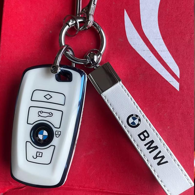 Car Sticker Soft TPU Car Remote Key Case Cover Shell For BMW 1 2 3 4 5 6 7 Series X1 X3 X4 X5 X6 X7 G05 G11 F15 F16 G01 G02 F48 ZaHG6