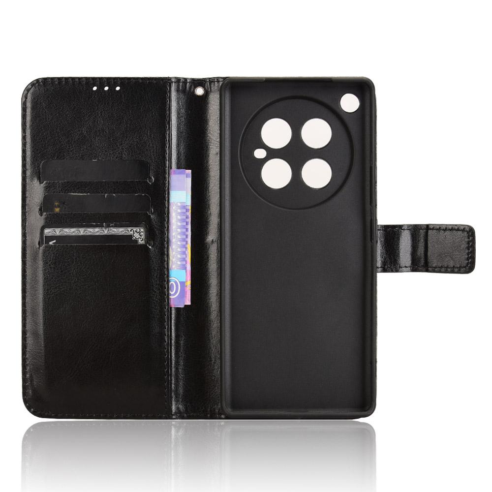 For Infinix Zero 40 4G X6860 Case Crazy Horse Texture PU Leather Phone Wallet Cover