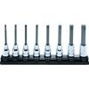 Koken Drive Torx Bit Socket Rail Set RS3025Z8L75 9.5mm Z-EAL (8 Pieces)