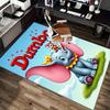 1pc. Cute Dumbo Elephant Rug for Home Decor, Office Carpet, Chair Cover, Outdoor Mat, Gift Ideaz041105