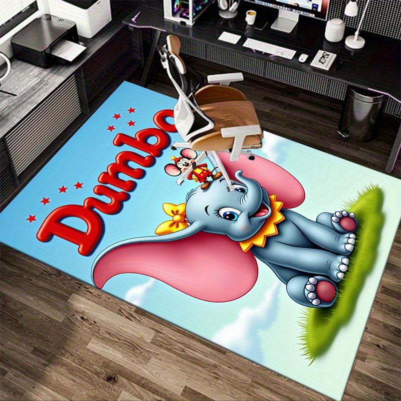 1pc. Cute Dumbo Elephant Rug for Home Decor, Office Carpet, Chair Cover, Outdoor Mat, Gift Ideaz041105