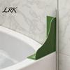 Garde-éclaboussures sans adhésif 1/2 pièces Garde de douche en silicone, Protecteur flexible d'angle de baignoire réutilisable avec ventouse, Étanche Baignoire Eau Salle de bain