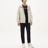 FILA Pocket Sports Hooded Woven Logo Jacket Men Jacket White-Birch Gray F11M138753F-GY