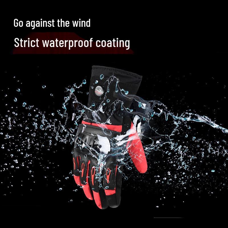 Winter Motorcycle Gloves: Cold-Proof, Warm, Impact-Resistant, Heated, Touchscreen & Waterproof for Men