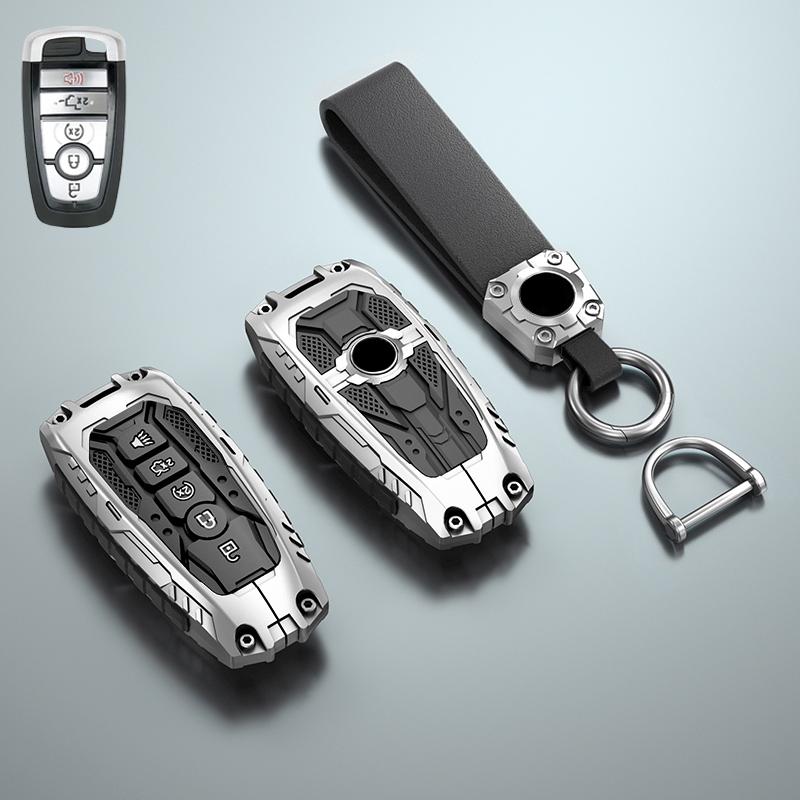 Zinc Alloy Car Key Case Cover Shell for Ford Mondeo Explorer Edge Expedition Fusion Mustang Focus C-Max S-Max Everest for Lincol