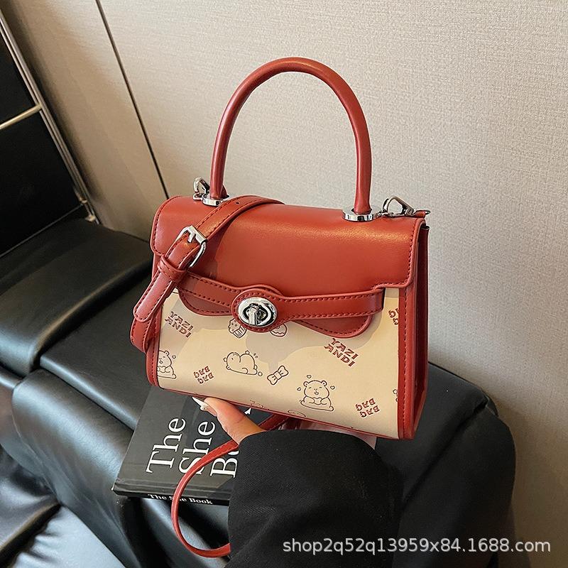 Hand Carrying Kelly Bag Women's Spring New Fashion Casual Simple Shoulder Bag Niche Women's Bag