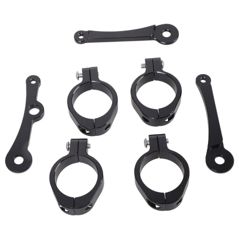 Motorbike Modified Accessories Adjustable Headlight Fork Mounting Brackets Motorcycle Headlight Bracket Head Lamp Holder