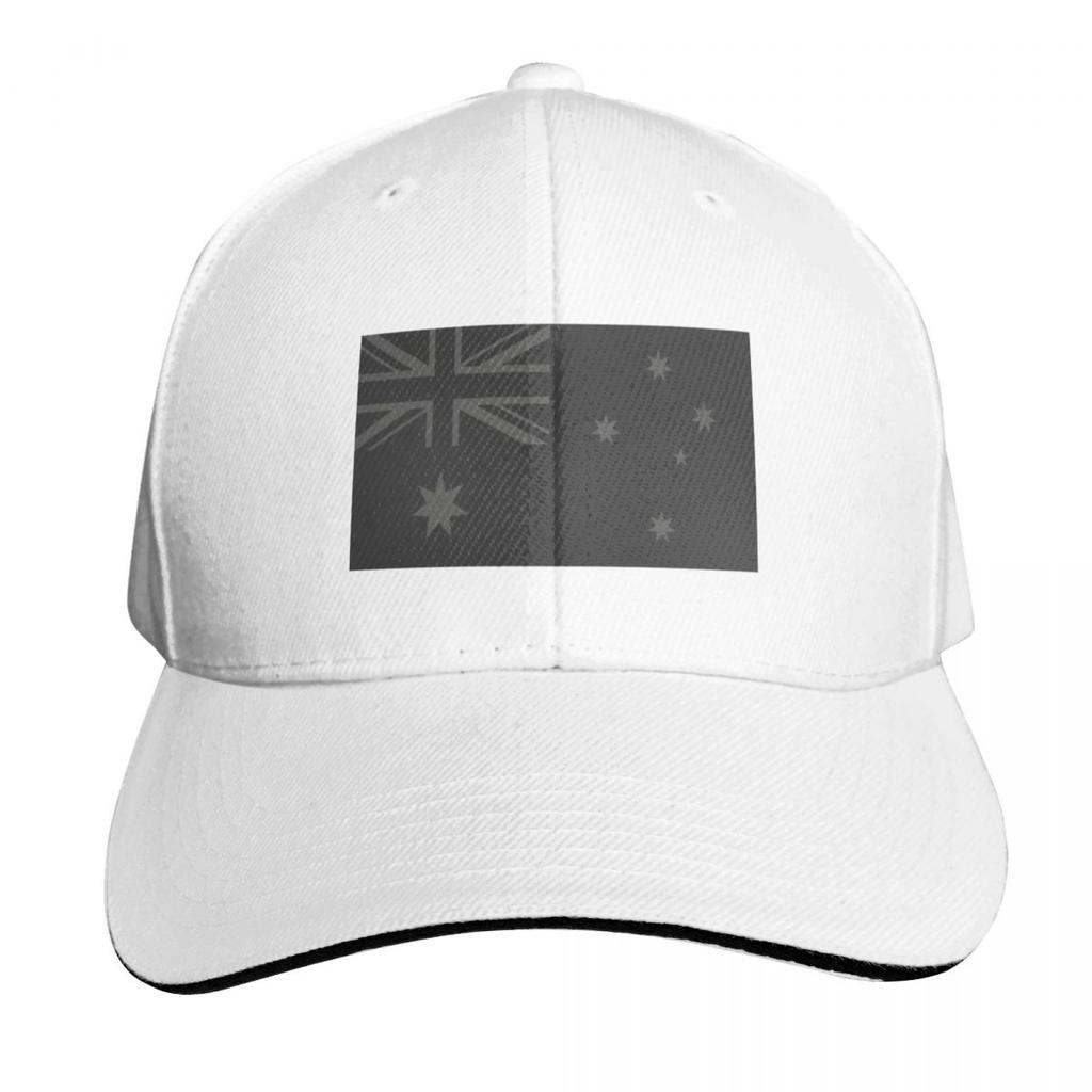 Australia Blackoutstealth Flag Baseball Cap Adjustable Buckle Closure Moisture Wicking Quick Dry Curved Brim Classic Fit