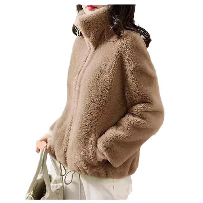 Unisex Double-Sided Fleece Pajama Jacket - Plush, Warm, Thickened Hoodie for Autumn/Winter