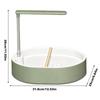 Parrot Shower with Adjustable Height and Flow Speed Plastic Bathtub for Pet Birds Lovebird Cockatiel Finches Cockatoo