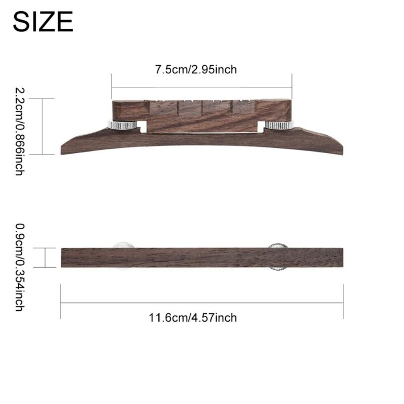 Mandolin Bridge Rosewood Mandolin Bridge Rosewood Bridge Mandolin Yard Mandolin Bridge Wood Mandolin Replacements Parts