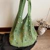 Woven Beaded Casual Women's Shoulder Bag New Fashionable and VersatileTote Bag Shopping Handbag