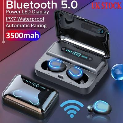 Mini Earbuds 8D HiFi CVC8.0 Noise Cancelling Bluetooth 5.0 Earphones TWS Sport Waterproof Headphones