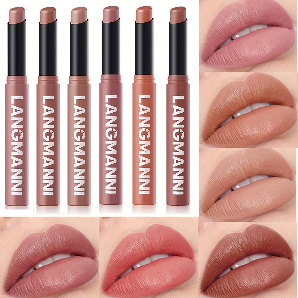 1PC Matte Lipstick Easy To Color Lipstick Pen Long-lasting Easy To Color Moisturizing Lipstick Natural Moisturizing Moisturizing Lipstick