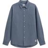 Men's Loose Fit Denim Long-Sleeve Shirt