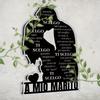 Putuo Decor 1pc Italian Acrylic Sign Table Decor, 'to My Husband, I Choose You Every Day of My Life, ' Desktop Decoration for Home Farmhouse Living
