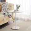 Cream Cloud Side Table - Instagram Modern Double Layer Sofa Edge Table, Minimalist Bedside & Corner Cabinet,  Center Table