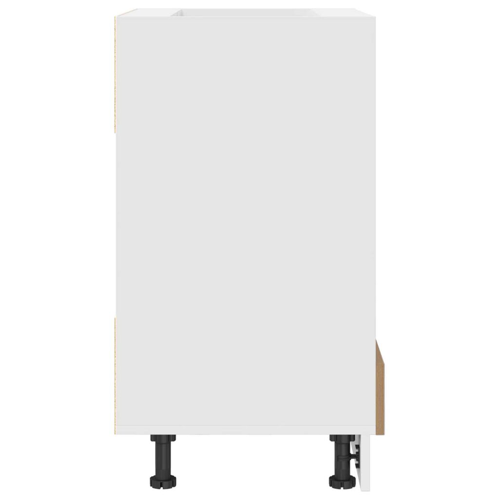 vidaXL Ofenschrank Artisan Eiche 60x46x81,5 Cm Holzwerkstoff