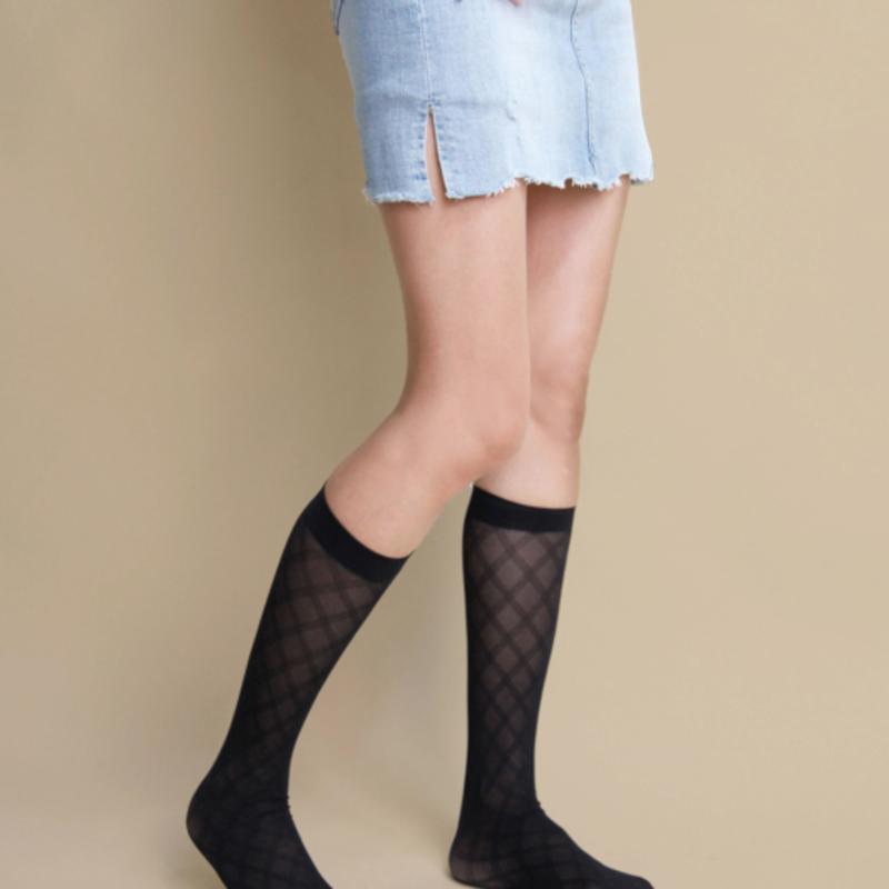 RNOT Dia See Through Knee Socks
